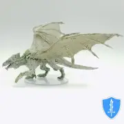 Young Adult White Dragon - Icewind Dale Rime of Frostmaiden #43 D&D Huge Mini