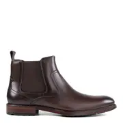 Batsanis Garrett Brown Chelsea Boots
