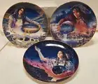 Set of 3 Franklin Mint Royal Doulton David Penfound Indian Collector Plates