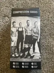 Compression Socks 15-20 mmHg 3 Pairs New