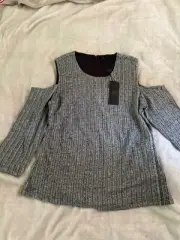 David Lawrence peplum top szM new with tag