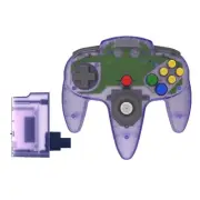 TeknoGame N64 Wireless 2.4 GHz controller s Atomic Purple