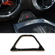 Carbon Fiber Warning Light Button Switch Cover Trim For Chevrolet Camaro 2017-19 (for: Chevrolet)