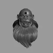 Monkian the Monkey-Man Simian Ape Gorilla custom head for action figures