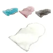 Irregular Artificial Wool Fur Soft Plush Rug Carpet Mat Ver 79 Rugs