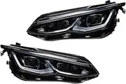 Compatible For VW Golf 8 MK8 2021-2024 Car Front Lamps LED Car Headlights Assembly Upgrade High Configuration Projector Lens Accessories