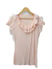 Women's Peter Alexander BNWT peach sleep top with ruffles size M