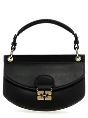 [Ganni] Ganni-Apo-G Mini Borse A Mano Nero-Donna OS Black