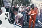 James Hunt Hesketh 308 Ford retired in the pit lane with Beaky Sim- Old Photo
