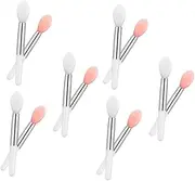 KAILIKETIY 24Pcs Silicone Lip Brush Portable Lipstick Applicator with Transparent Brushes for Precise Lip Makeup Application at Home Salon