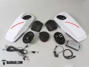 Bad Dad Speaker Lid Kit w/Bluetooth Amp & Lights - 14-17 Harley Road King FLHR