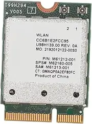 WiFi6 High Speed 2400Mbps Dual Band M.2 Network Card Adapter for 10 11, Efficient WiFi Transmission for Gaming, Online Video, Wide Compatibility, Plug and Play
