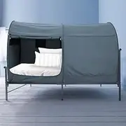 Alvantor Bed Canopy Tents Dream Privacy Space Sleeping Tents Indoor Pop Up Portable Frame Curtains Breathable Cottage (Mattress Not Included) Reducing Light