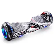 Pirate Bluetooth Self Balancing Electric Scooter Kids Flash Wheel Hoverboard Skateboard