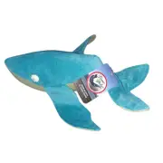 New 13" Homer Whales Alaska Upcycled Denim Plush