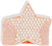 [TUSRORSU] Star Punky Rappers Rings for Men Luxury Shiny Rings Iced out Big Hip Hop Cubic Zirconia Men Rings