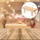Cliff Cypress Wood Ornaments Wooden Foot Stool Kids Toddler Child