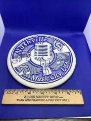 Seneca Ceramics Nashville Music City Bread And Bun Warmer,made In Phelps NY S19