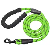 Green Reflective Dog Pet Leash Rope Nylon Small Medium Large Dogs Puppy Leashes 150Cm Long Heavy Duty Leads & Head Collars