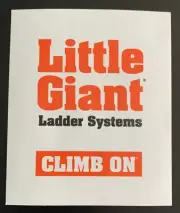 Little Giant Logo Sticker