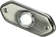 Honeywell Home RPW212A1008 Door Chime, Wired, Push, Lit, Brushed Nickel (RPW212A1008/A),Silver