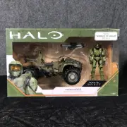 NIB HALO 4" World of HALO Action Figure & Vehicle Mongoose with Master Chief