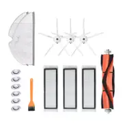 16pcs Replacements for XIAOMI Roborock S6 S5 E35 E2 Vacuum Cleaner Parts Accessories 3*5 Arms Side brushes 3*Filters 1*Roll Brush 1*Yellow Brush 6*Wat
