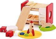 Hape E3456 Dollhouse Child’s Bedroom Furniture 14 Pieces