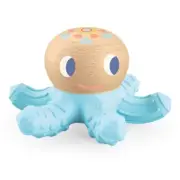 Djeco Baby Squid Silicon & Wooden Teether | Suitable for Newborns