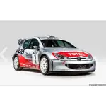 ＜UNB-RIDER CUSTOM＞ PEUGEOT 206 WRC 標誌 206 WRC 空力套件 寬體套件