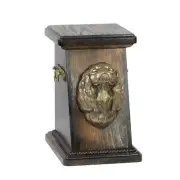 Cavalier King Charles Spaniel I wooden urn with a dog Art-Dog