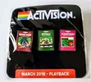 Activision Exclusive Game Console Pins River Raid/Kaboom/Pitfall Loot Crate NEW