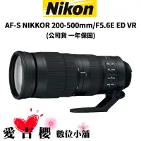 在飛比找蝦皮商城優惠-【Nikon】AF-S NIKKOR 200-500mm/F