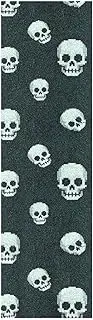 Amooorous Pixel Style White Skull Skateboard Grip Tape Anti-Tearing Grip Tape Longboard Grippy Cruiser Grip Tape 33×9 Inch