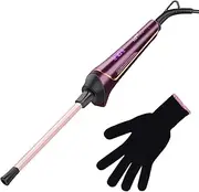 HS Onsing Mini Curling Iron, 9 mm Ceramic Curling Iron for Small Curls, Small Curlers, Afro Curling Wall 120°C - 210°C