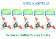 5 packs Drifter Berley / Burley Floats (AUSSIE MADE) - Bulk Savings!