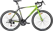 Trinx 700C Road Bike TEMPO1.0 Shimano 21 Speed Racing Bicycle 53cm Black/Green