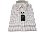 Joseph Abboud Men's 100's 2-Ply Egyptian Cotton Dress Shirt Size 16 1/2 32/33