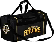 FOCO - NHL Officially Team Licensed Duffel Gym Bag, Boston Bruins, Nhl Duffel Bag
