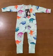 BONDS BABY WONDERSUIT - DINOSAURS - COLOURFUL - SIZE 00 BNWT