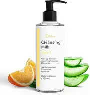 Cleansing Milk Make-Up Remover Brightening Makeup Remover Micellar Milk Facial Cleanser for Sensitive Skin Cleanser Vegan 200 ml