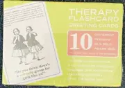 Therapy Flashcard Greeting Cards (Who's There, 2004) SEALED, BRAND NEW