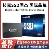 在飛比找蝦皮購物優惠-技嘉(GIGABYTE)240G SSD固態120GB硬盤S