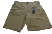 Kenneth Cole Men's Moisture Wicking UPF 50+ Green Golf Shorts Size 40