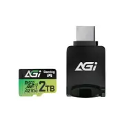 AGI 2TB TF138 Micro SD Card/Type C Card Reader, Nintendo Switch operation confir