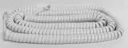 25 Foot Long Handset Receiver Curly Coil Cord Phone White Avaya Lucent AT&T