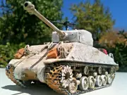 Corgi M4A3E8 Tank "Easy Eight" US Army "Blockbuster" , 1944 Die-cast 1:50 Scale