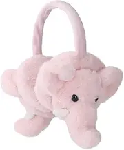 [KBQLXPKJW] Women Warm Earmuffs Girl Cute Outdoor Ear Warmers Winter Adjustable Ear Covers Packable Kid Cartoon Elephant Earmuffs/1364
