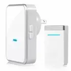 New Self-powered Wireless Doorbell -1 Emitter 1/2 Receivers Batteryless Doorbell