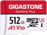Gigastone 512GB Micro SD Card, Gaming Plus, Microsdxc Memory Card for Nintendo-S